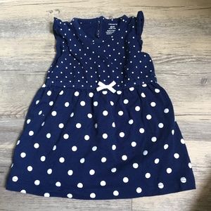 Navy blue dress from carters 6 months